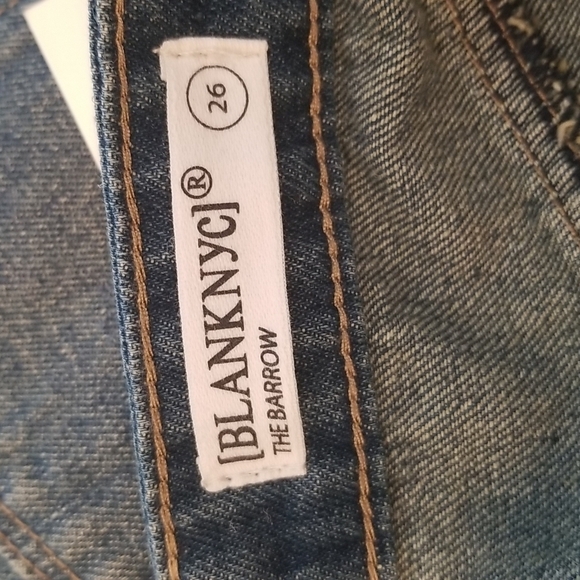 💕BLANKNYC💕 Barrow Vintage Hi Rise Shorts Distressed ~ Let It Be 26 NWT - Picture 13 of 14